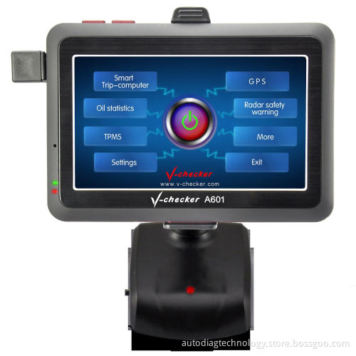 Multi-Function Auto Accessory with GPS, TPMS, Oil, Water Temperature, Over-Speed Reminding Multiple Fault Diagnosis V-Checker A601, A602, A603
